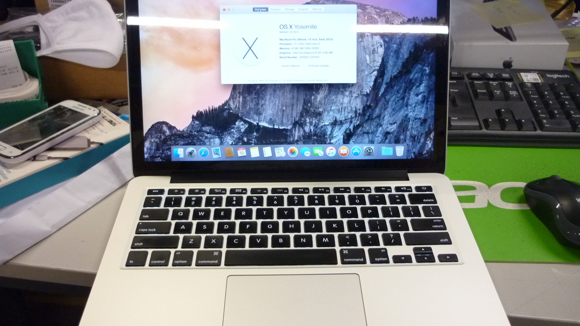 A1502 macbook pro 2015 I5-5257u 3.1G , 8g ram 256g ssd