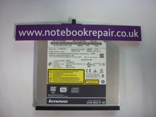 Lenovo IBM ThinkPad T400 T500 W500 Series DVD-RW/CD-RW Drive 42T