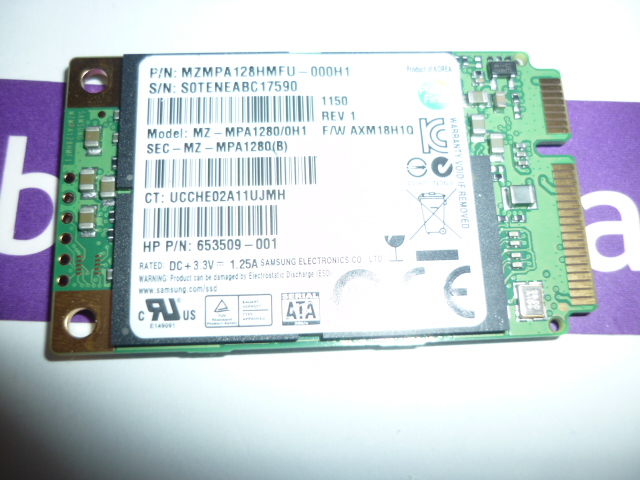 HP Folio 13-1000EA 128GB MSATA MSSD Solid State Drive SSD Mini P