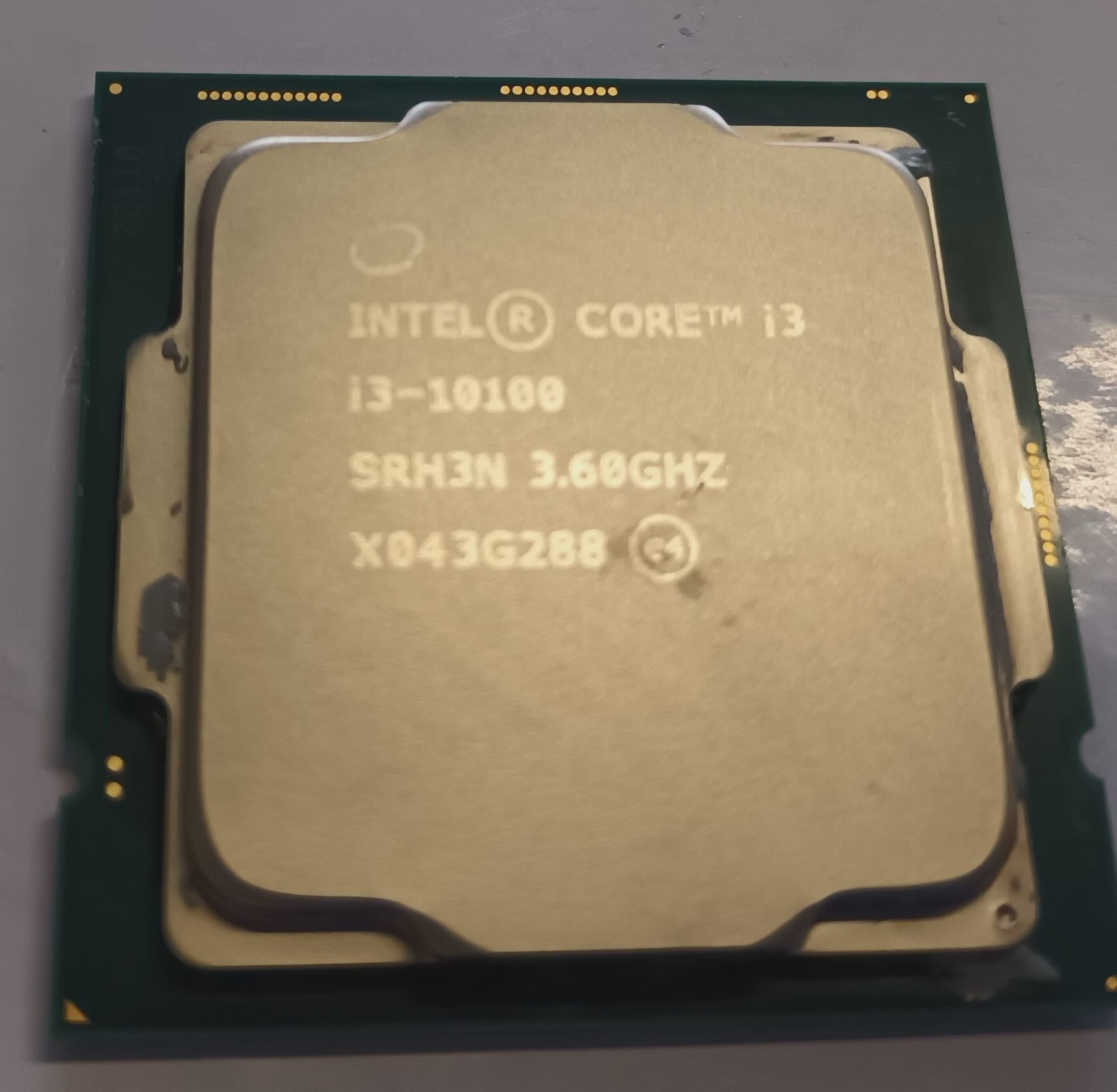 i3-10100 SRH3N 3.6GHZ CPU