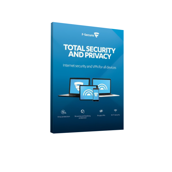F Secure Total Security & Privacy 3 Devices 2 Years