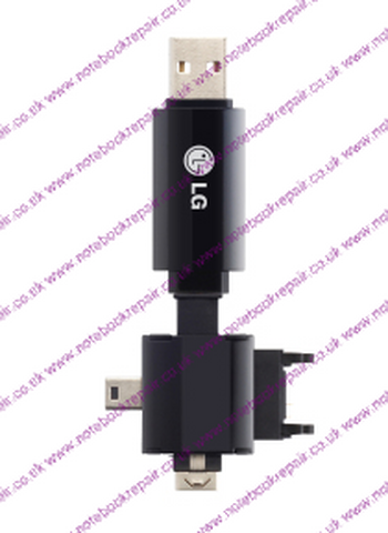 LG 4GB USB MOBILE CHARGER FLASH DRIVE