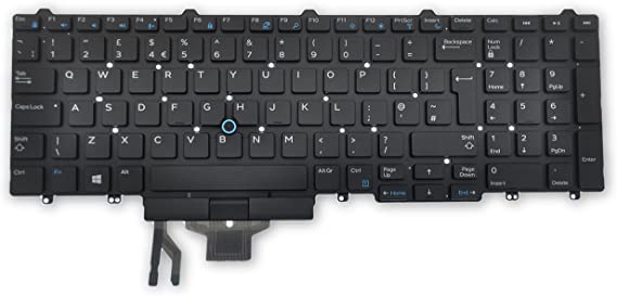Latitude E5550/E5570/5580/5590 UK Laptop Keyboard
