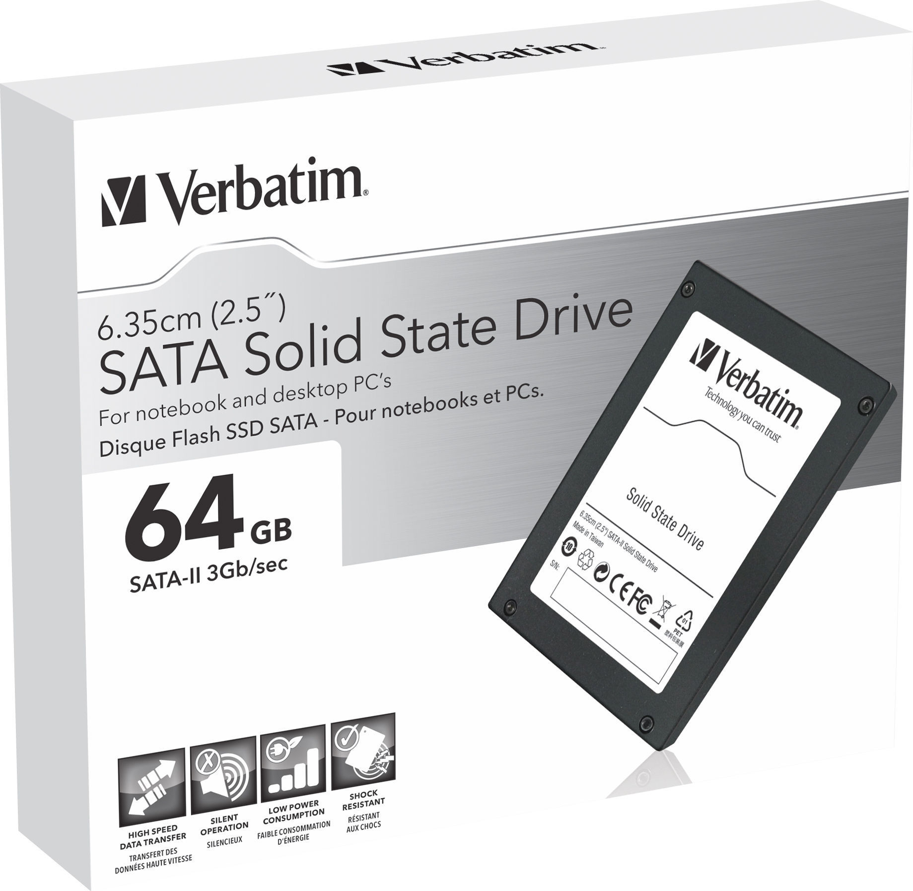 Verbatim 64Gb SSD - Black Edition