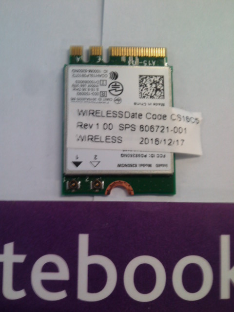 HP ELITEBOOK 840 G3 WIRELESS WIFI CARD