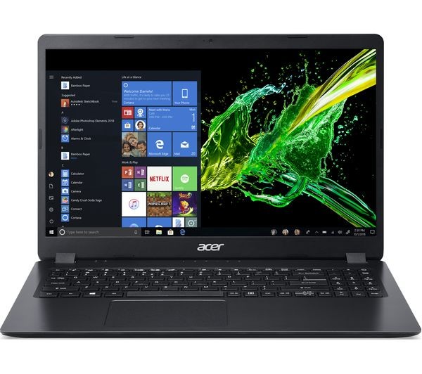 ACER Aspire 3 A315-42 15.6in Black Laptop - AMD Ryzen 3 3200U 4G