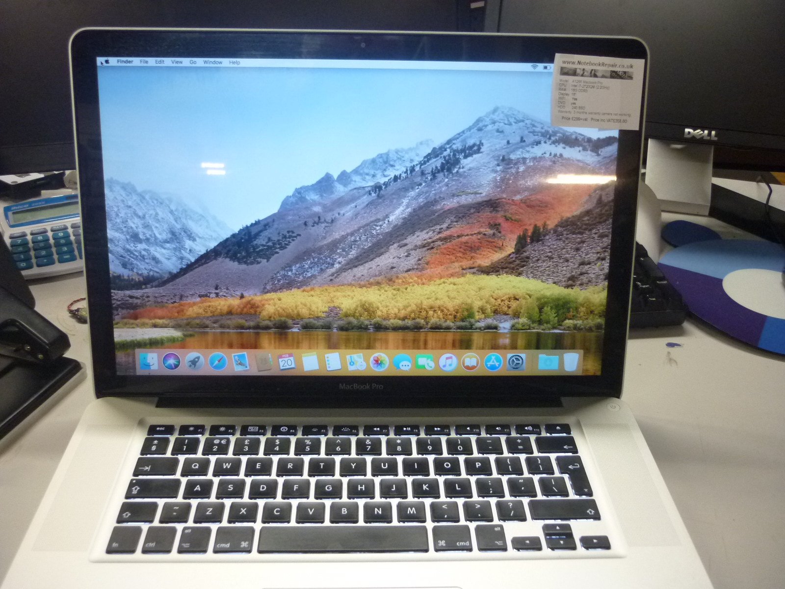 A1286 Macbook pro