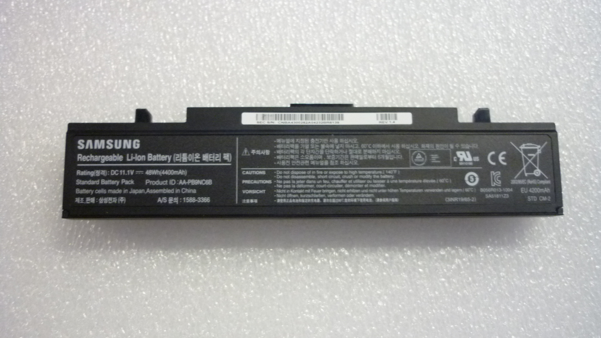 Samsung NP350V5C Laptop 4400mah 48Wh Battery