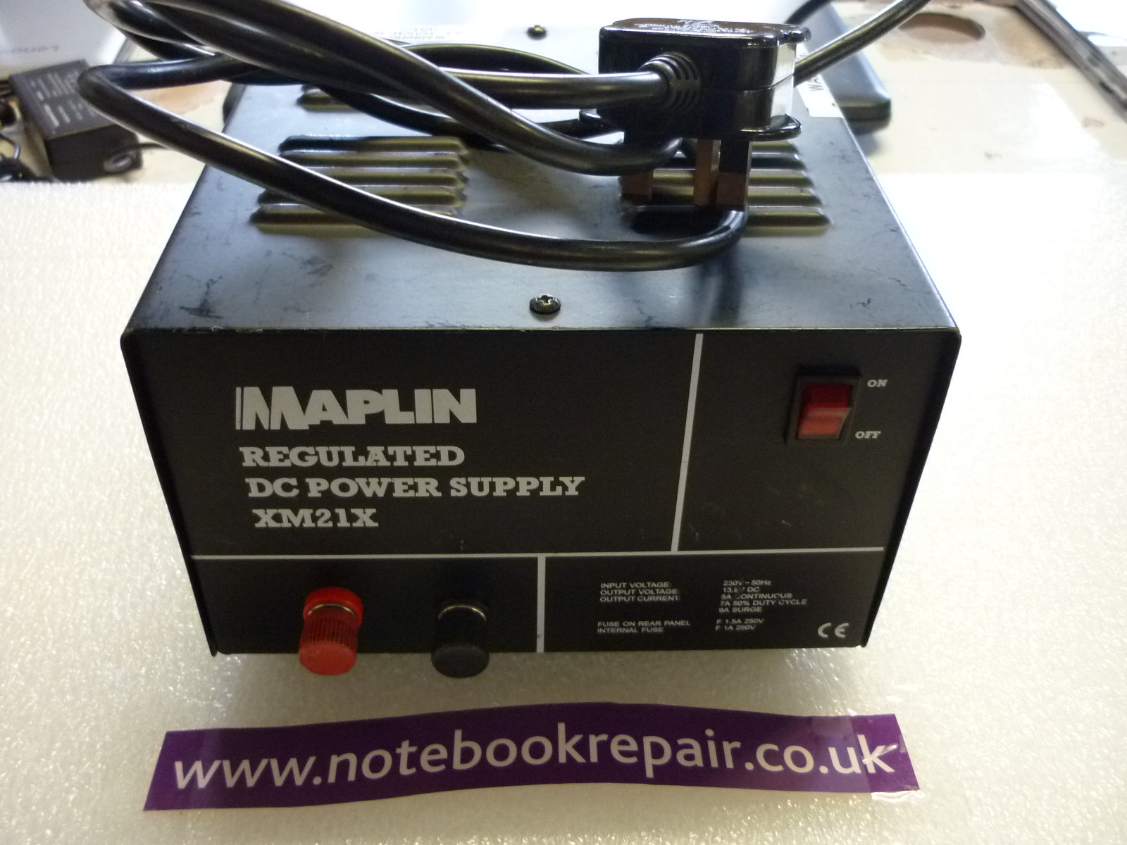 Maplin Regulated DC power supply XM21X