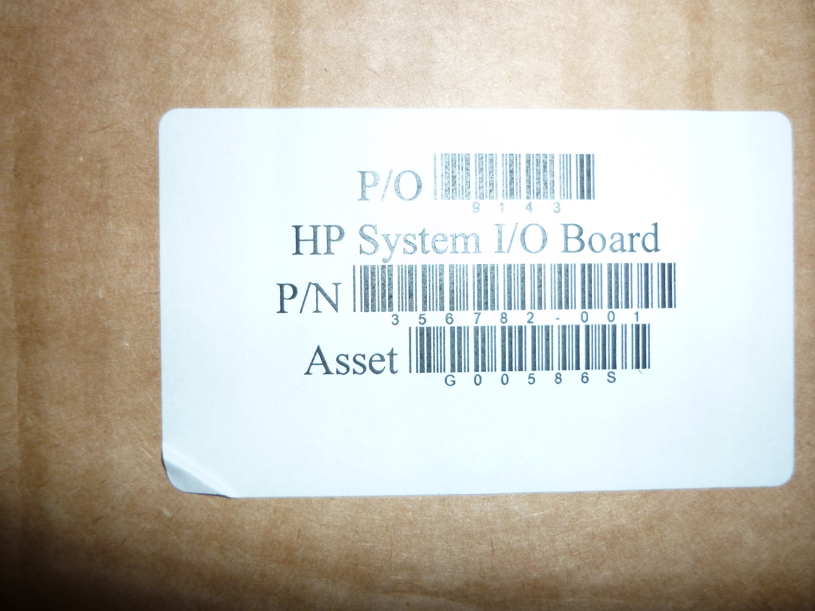 356782-001 - HP SYSTEM I/O BOARD