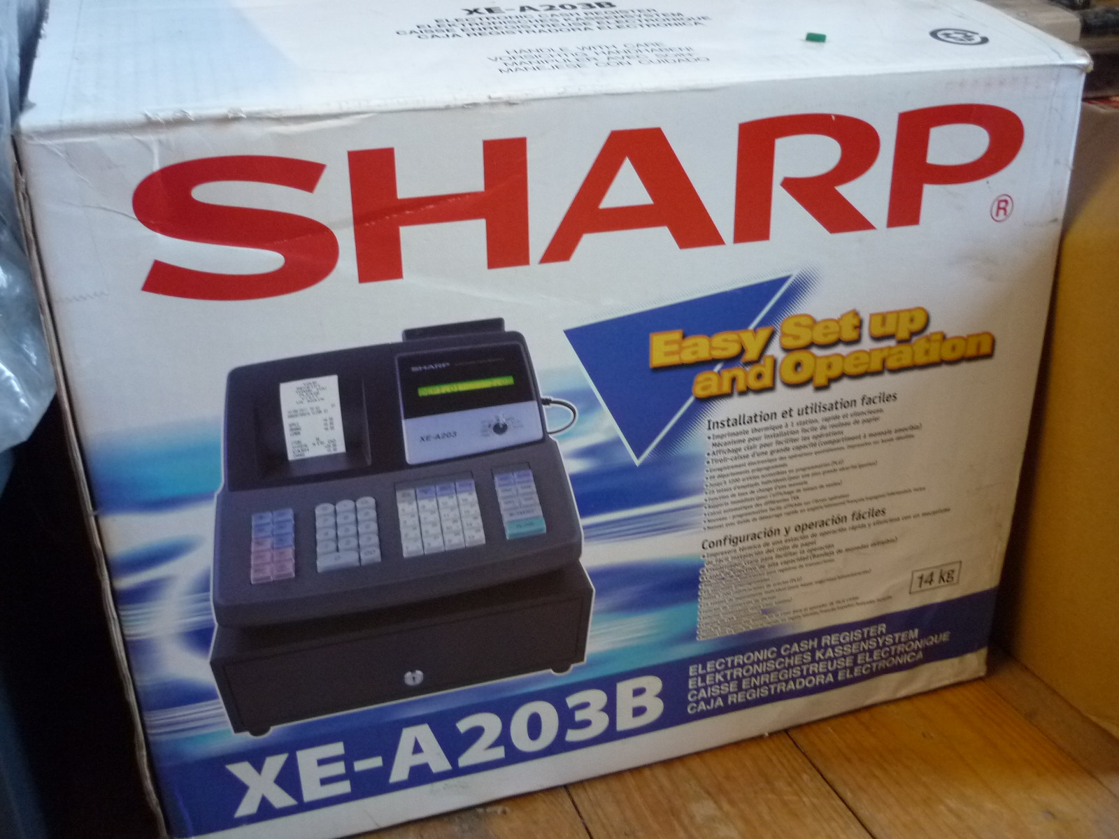 sharp XE-A203B cash register