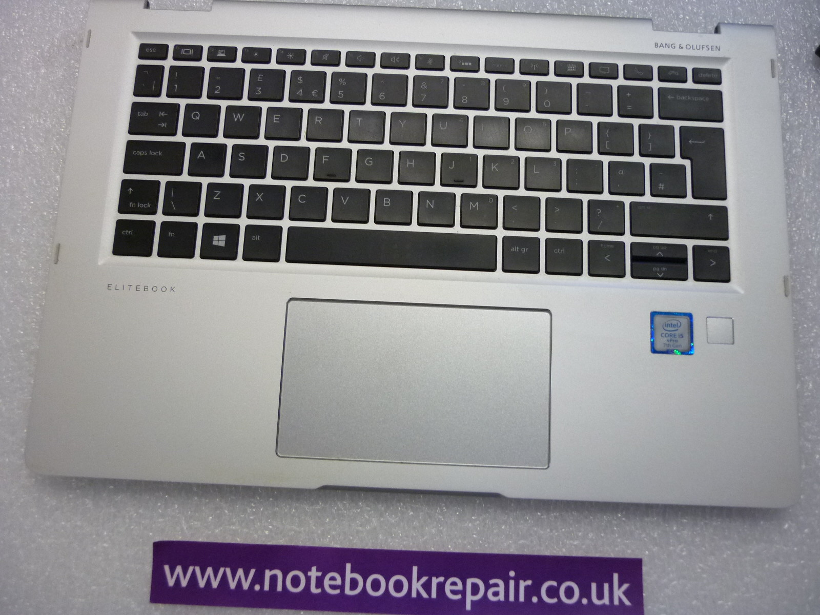 HP EliteBook x360 1030 G2 1030 palmrest keyboard and touchpad