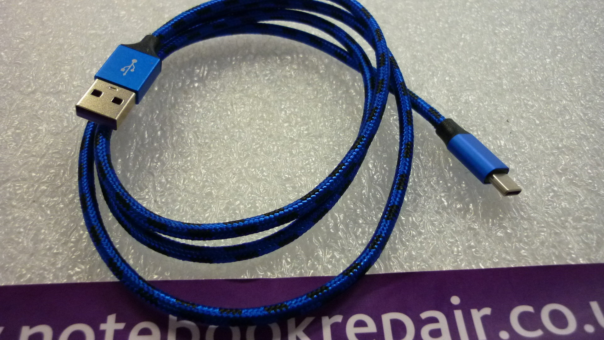 Braided USB C to USB A cable