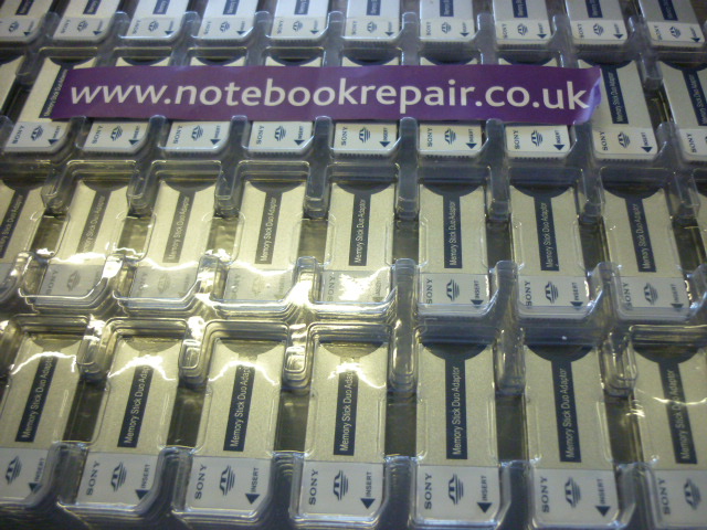 tray of 44 memory stick duo adapter