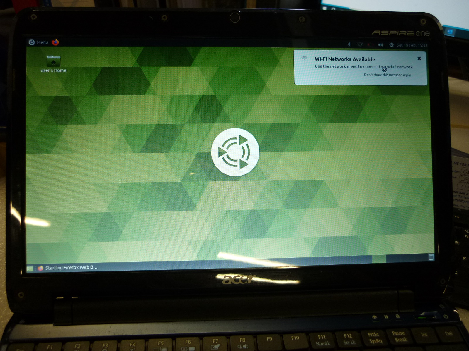 Acer A075h-52Bb + ubuntu