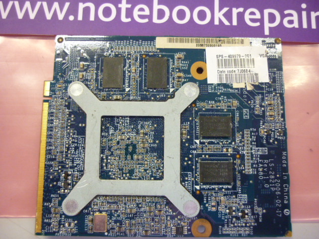 ATI X1600 laptop graphics card
