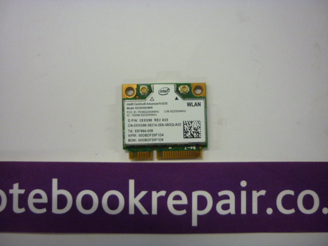 Dell/Intel Wireless Wi-Fi Mini PCI Card XXG96 0XXG96