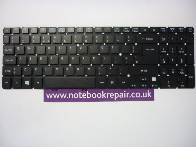 Acer Aspire M5 M5-581T Black Backlight Keyboard NSK-R3KBW 0U (UK