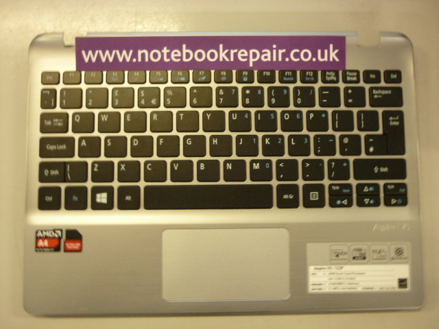Acer V5-122P UK Black Keyboard for Win8