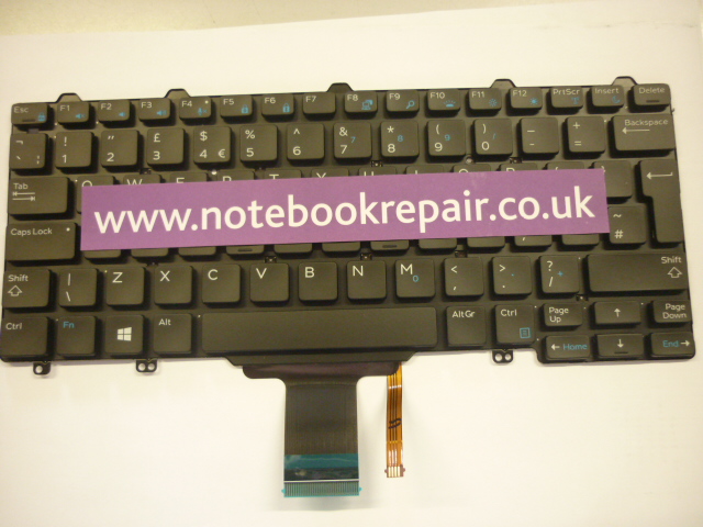 Latitude E7250 UK Backlit UK Keyboard