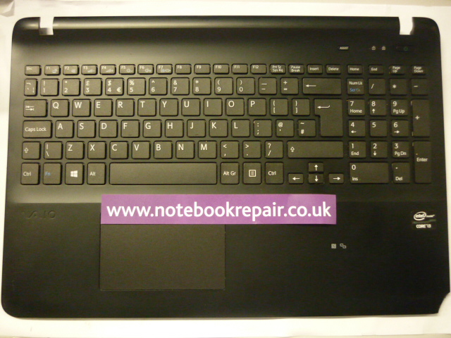 DAMAGED Sony Vaio SVF152C29M keyboard and chassis top plastics | Notebook  Repair