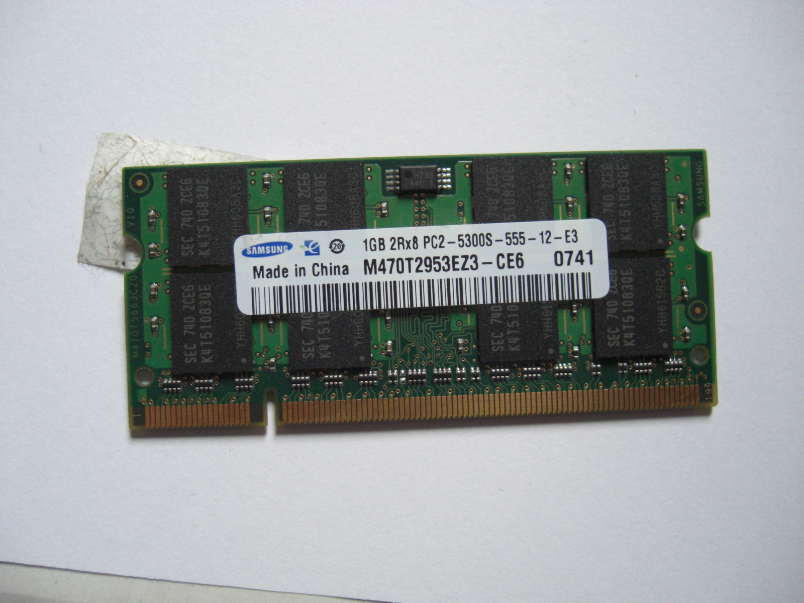 1GB PC2-5300 MEMORY